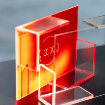 Kουτί κατασκευασμένο εξ ολοκλήρου από plexiglass