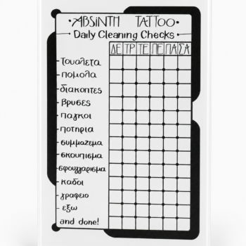 Πίνακας Εργασιών από Plexiglass για Επιχείρηση